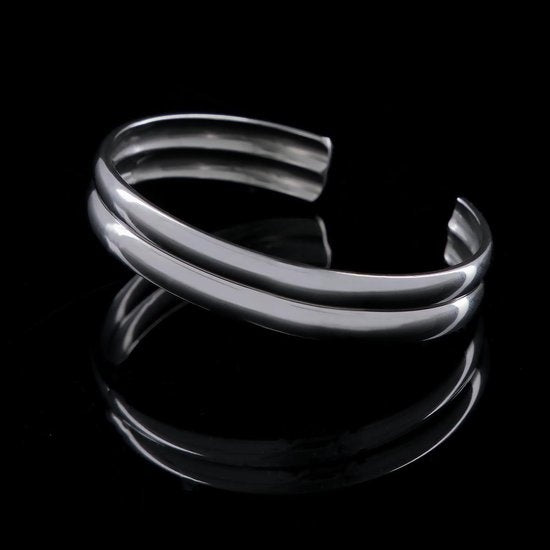 Laura Ferini Ladies Bracelet Strati Silver - Bracelet en argent - Plaqué or blanc 18K - Bijoux - Accessoires - Bijoux - Bracelet pour femme