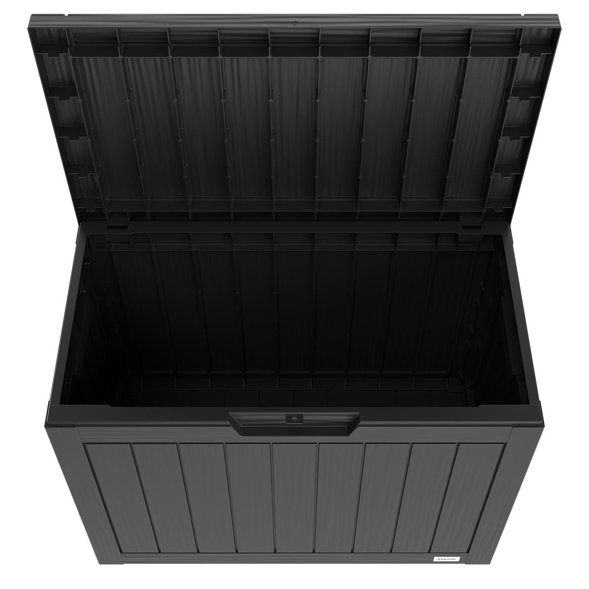 LifeGoods Boîte à coussins - XS - Plastique - 170L - Noir