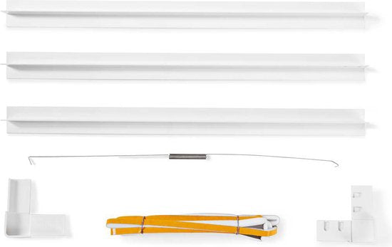 Kit d'empilage universel Nedis pour lave-linge et sèche-linge - Universel - 605 mm - Blanc