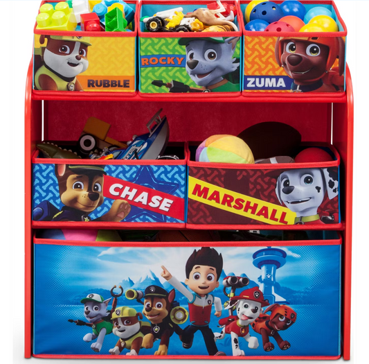 Armoire de rangement PAW Patrol - 6 bacs - Design robuste et adapté aux enfants