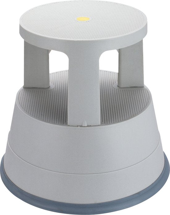 BRASQ Tabouret de marche Comfort Grey ST200 - Mobile - Capacité 150 kg - Tabouret de marche - Tabouret de marche adultes - Pied d'éléphant