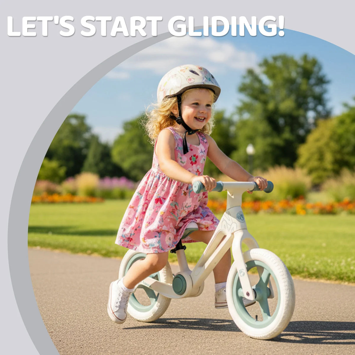 Vélo sans pédales Neuleb pour les tout-petits de 2 à 5 ans - Guidon et selle réglables - Léger - Pour garçons et filles
