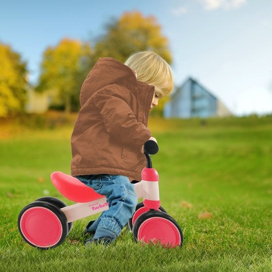 LifeGoods TurboToddler Balance Bike - Jouets à partir de 1 an - Garçons et filles - Scooter pour enfants - Rose