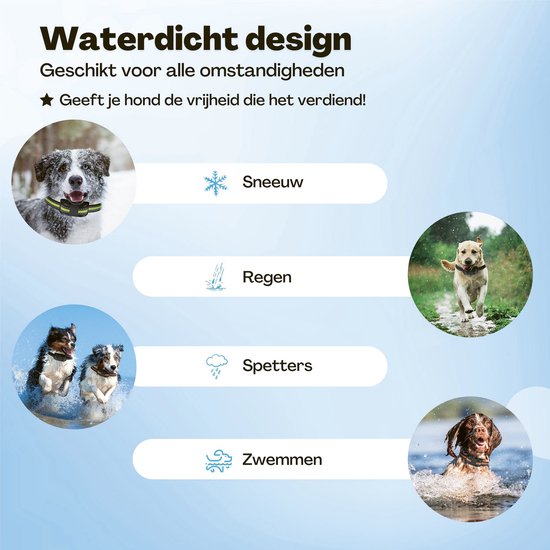 Collier Anti-aboiement Pro - Collier d'éducation sans choc - pour petits et grands chiens - étanche - rechargeable - vibration et audio - 2 colliers supplémentaires