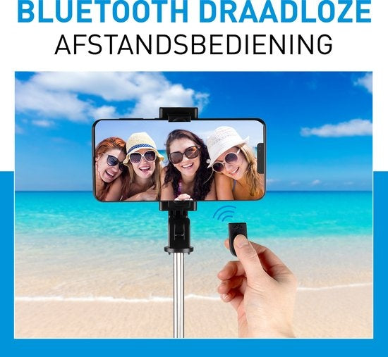 Grundig Selfie Stick et Trépied pour Smartphone - Bluetooth - avec télécommande - rotatif 120