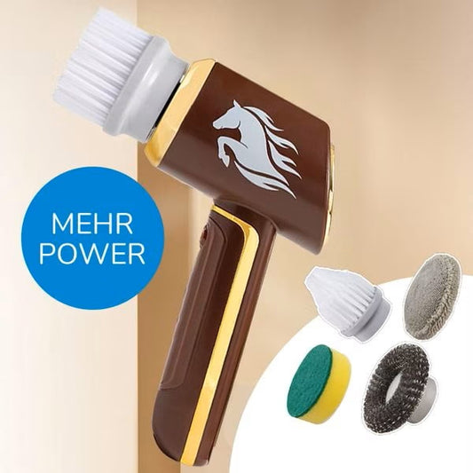 Brosse de nettoyage électrique Horsepower Scrubber Pro - USB-C - 5 embouts