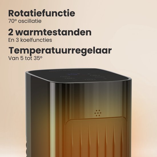 Auronic Réchaud électrique - Réchaud céramique - Réchaud tour - Chauffage 2200W - Noir