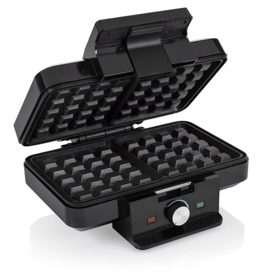 Gaufrier Tristar WF-1165KL - Gaufres belges - 22 x 13,5 cm - Noir