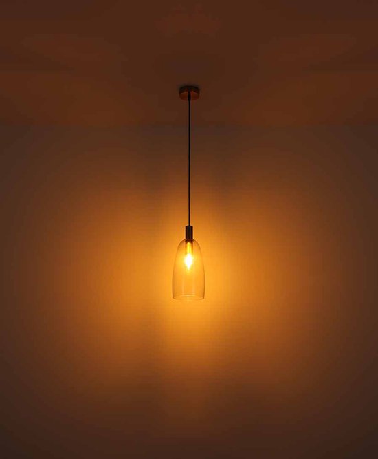 Globo - lampe suspendue - Garri - laiton - verre - Ø 43cm - E14 - 15789-3HM