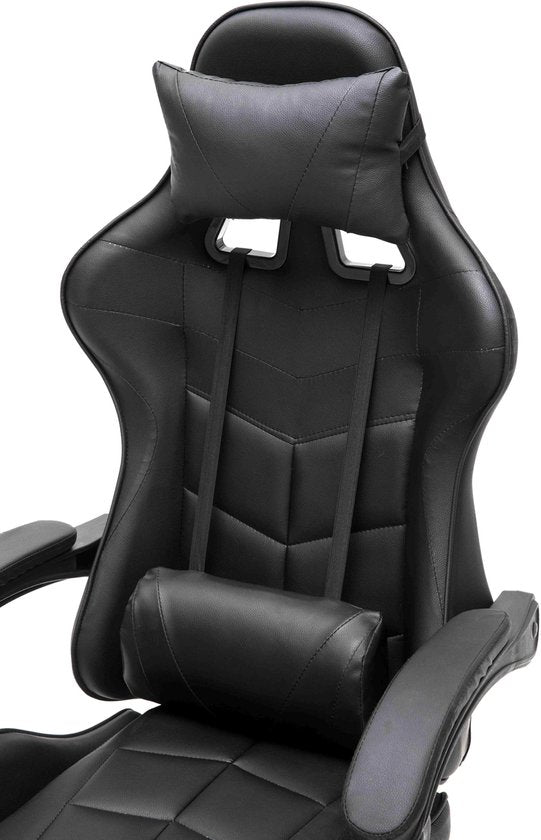 Chaise de jeu Cyclone - chaise de bureau - réglable - noir
