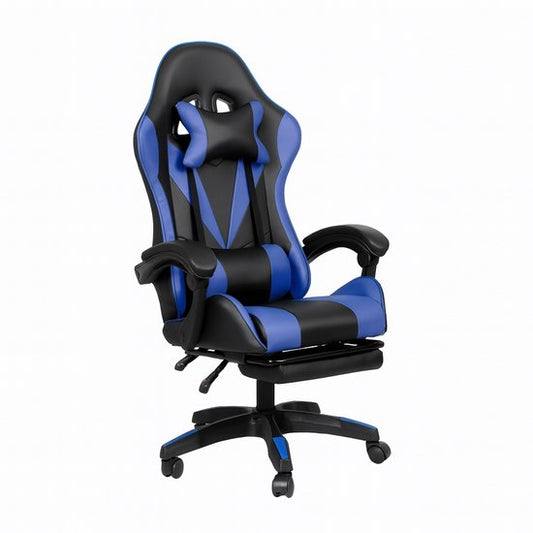 Bayt Gaming chair - Chaise gaming - Chaise gamer confort - Noir et bleu foncé