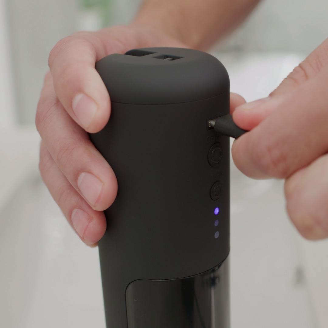 Nettoyeur d'oreilles Wush - 3 niveaux de pression - Adapté à toutes les oreilles - Étanche et rechargeable