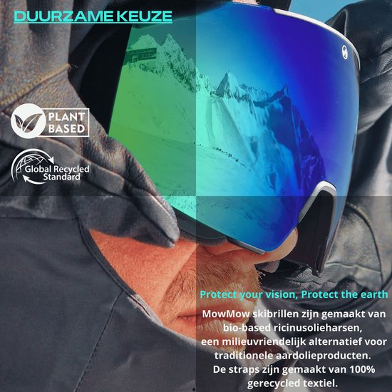 Masque de ski MowMow STEALTH - Oculaire photochromatique - UV400 - Femmes - Hommes