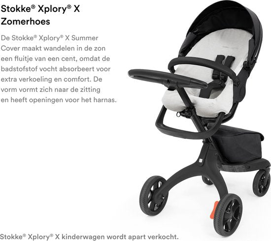 Housse d'été pour Stokke Xplory X, gris clair