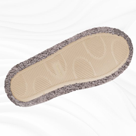 Chaussons Dames - Chaussons - Taille 40/41 - Gris - Antidérapant - Comfeet