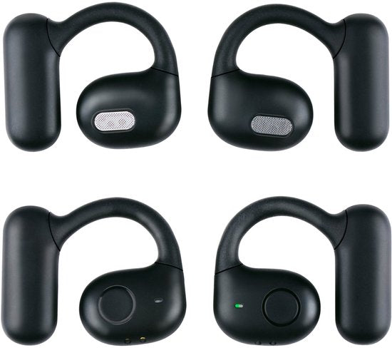 Écouteurs sans fil Grundig OWS Bluetooth - Écouteurs sans fil avec boîtier de recharge USB-C - Écouteurs intra-auriculaires offrant 4 heures d'autonomie - Noir