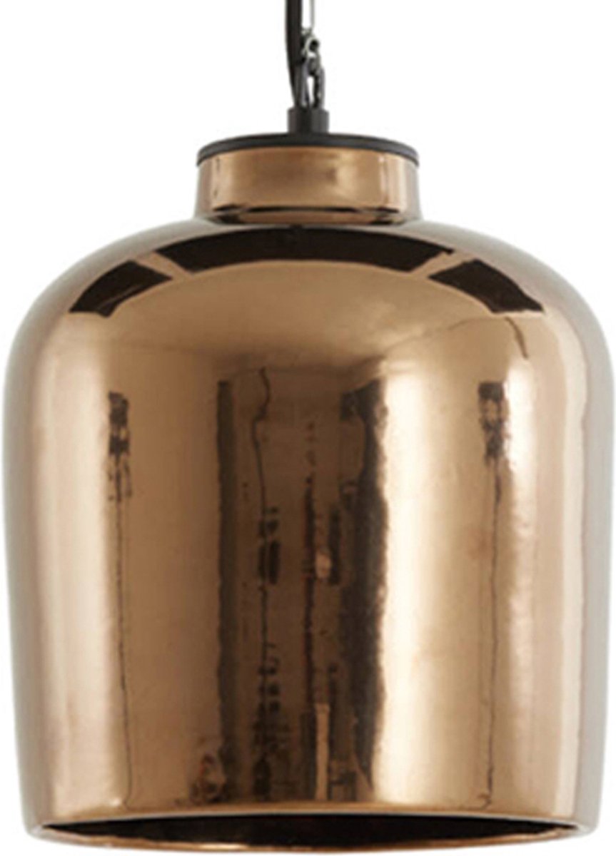 Light & Living Lampe pendante Dena - Ø22,5 cm - Céramique - E27 - Design moderne - Bronze