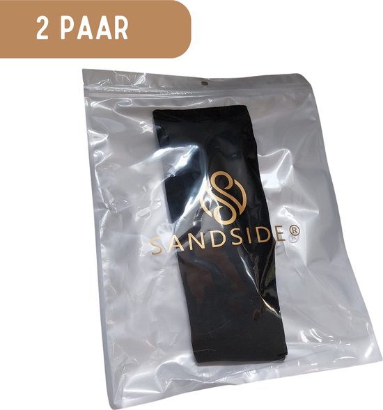 Sandside Compression Socks Premium Daily Use - 2 Pairs - Support Socks Women and Men - Compression socks - Running socks - Sports socks - Size 36-40 S/M