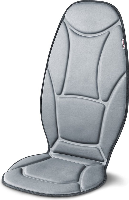 Beurer MG 155 Coussin de massage - Adapté à l'utilisation en voiture - . adaptateur voiture - 5 moteurs de vibration - Massage par vibration - Chauffage - 3 Zones - 2 Niveaux d'intensité