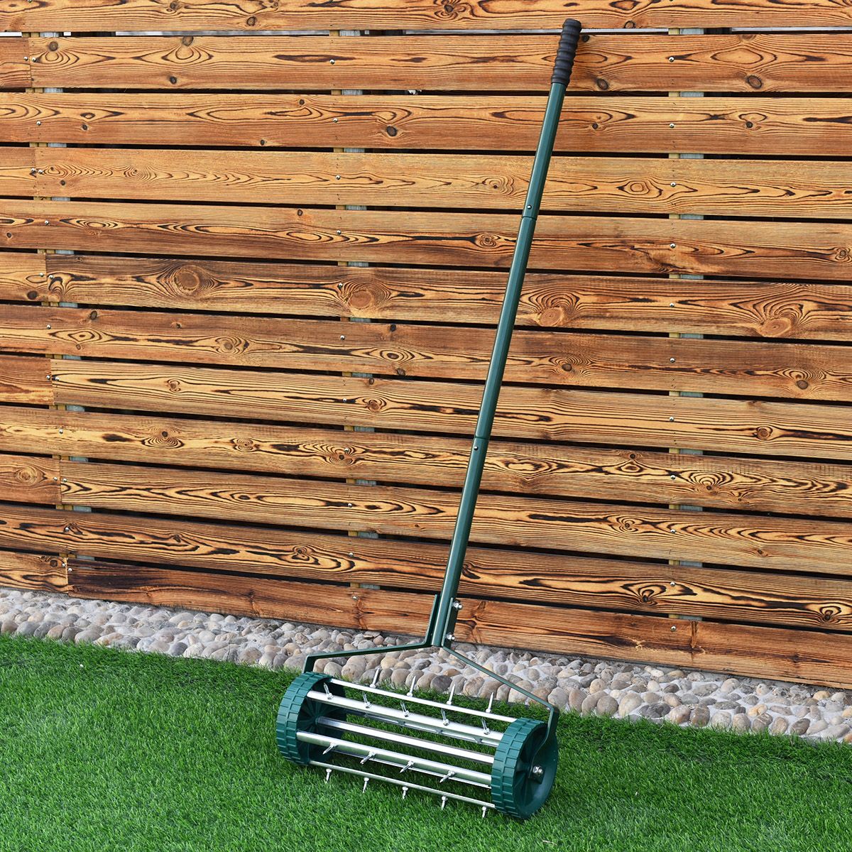 Coast Lawn Roller - Manuel - 45 x 21 x 126 cm - Vert