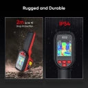 HIKMICRO Imageur thermique E02 - équipé de la technologie Superir, d'une interface intégrée et de quatre palettes de couleurs - pour l'analyse et l'inspection d'images radiométriques - plastique noir - 6 x 3 x 2 cm