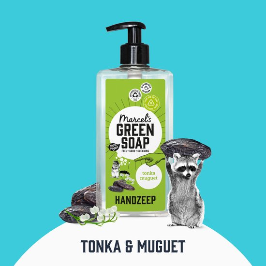 Savon vert Marcel Savon à main - Tonka & Muguet - 500 ml