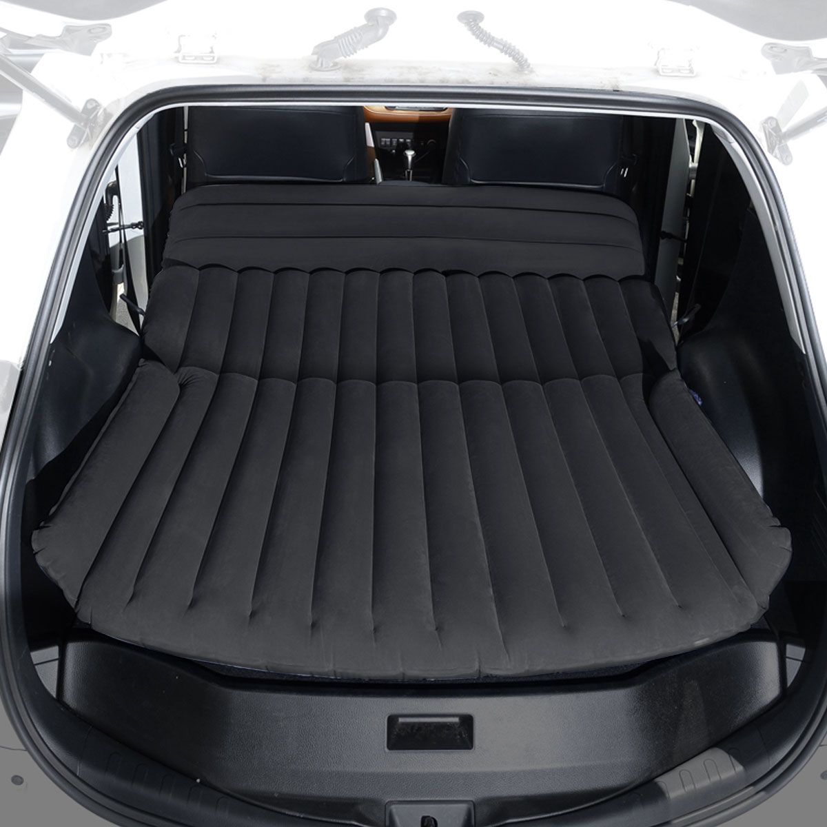 Coast Car Air Mattress - 180×123×12.5 cm - Noir - Matelas gonflable pour siège arrière avec pompe électrique