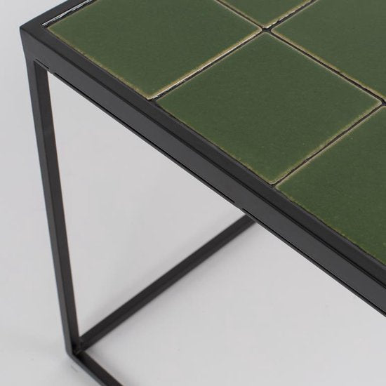 Zuiver Table basse émaillée 93x42.5 cm Vert