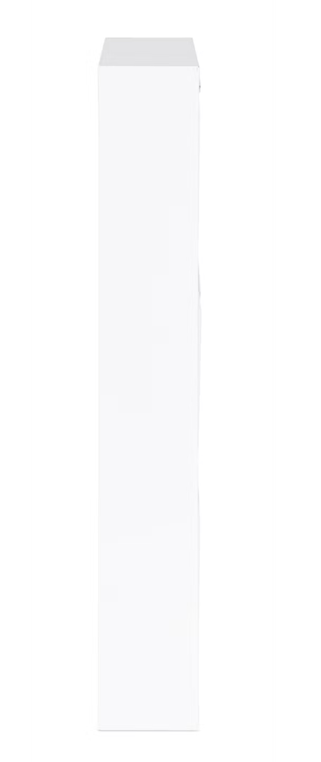 Bizzotto Eyvin étagère à chaussures trois compartiments - blanc - 50 x 15 x 106 cm