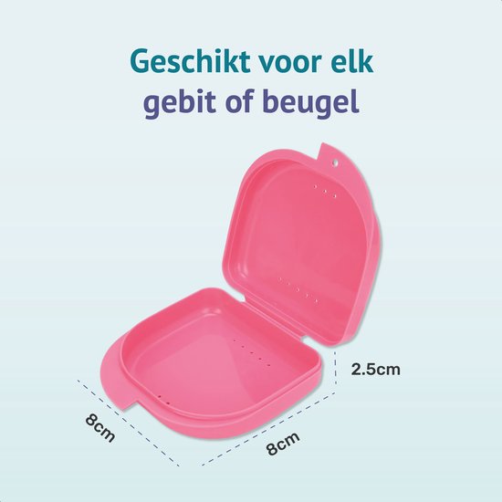 Alyze Plateau pour dents et appareils dentaires - rose