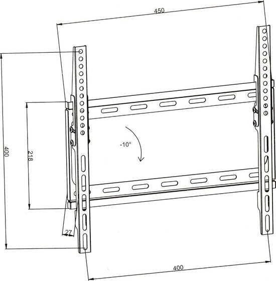 TecTake 401163 - Support TV