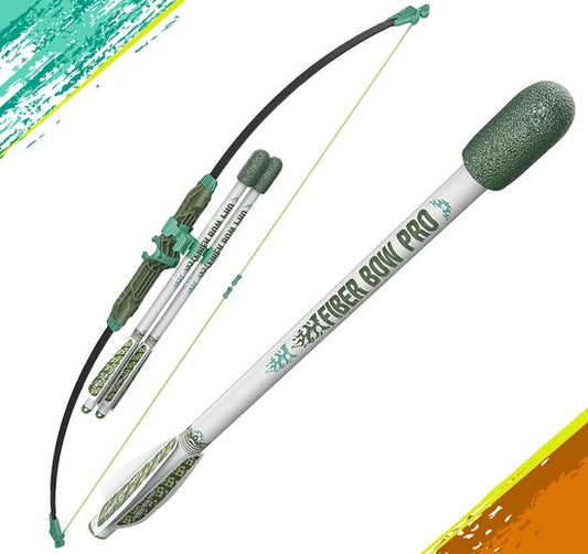 Arc et flèches - XW sports - Fibre Bow Pro - arc et flèches adultes - jouets d'extérieur garçons et filles - tir à l'arc - arc et flèches jouets - arc et flèches enfants - âge 5+ - 3 flèches en mousse sécurisées - XW sports
