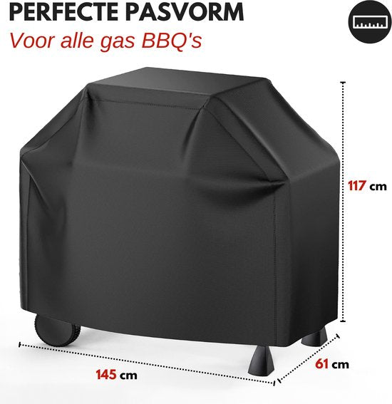 Vertrex GrillGuard BBQ Cover Waterproof - Couverture universelle pour barbecue - Cordon de serrage - Accessoires pour barbecue