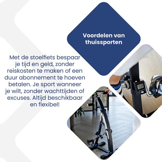 Vélo d'appartement - Nexxt - Pour les bras et les jambes - Vélo d'exercice pour l'entraînement et la rééducation