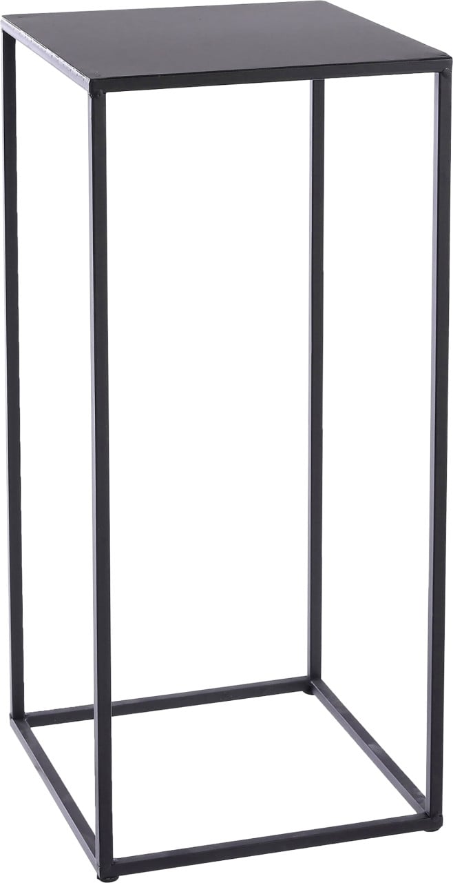Mica Decorations Table d'appoint Quinty - 20x20x50 cm - Noir - Fer