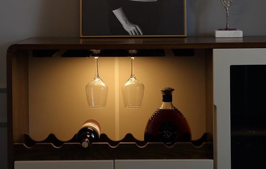 Éclairage d'armoire Yeelight avec détecteur de mouvement - 135 lumens - Noir - 60 cm - rechargeable
