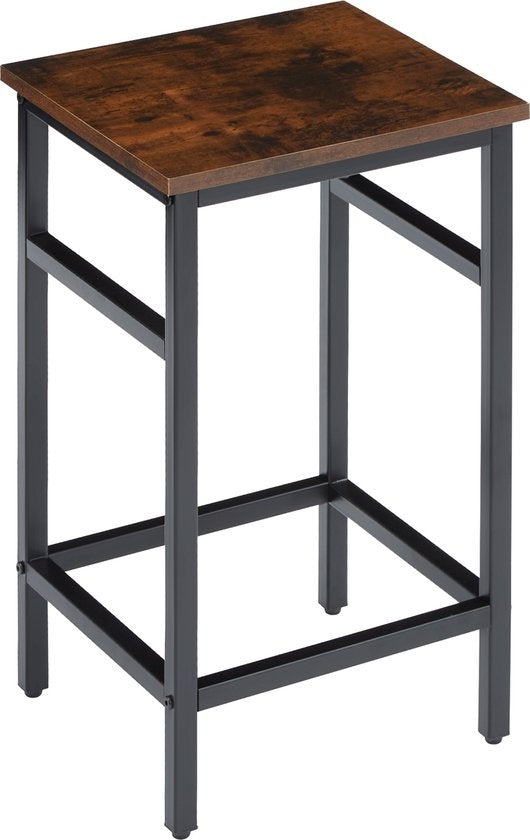tectake - set de table bistro / set de table de bar Edinburgh industrial dark - 404306