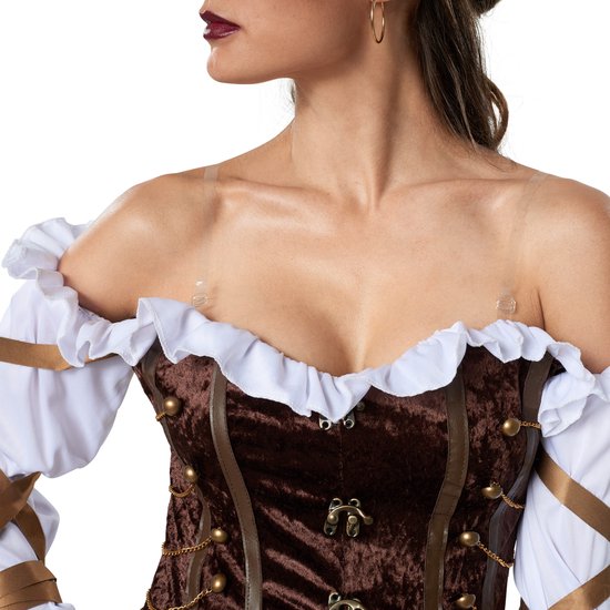dressforfun - Costume de gardienne de palais steampunk pour femme, taille S - déguisements, costumes d'Halloween, tenues de fête, tenues de carnaval, tenues de soirée - 302315