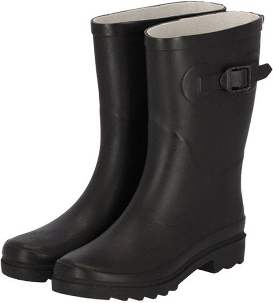 Xq Footwear Bottes de pluie pour femmes en caoutchouc noir - Bottes - 38