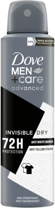 Dove Men+Care - Déodorant - Spray - Invisible Dry - 150ml