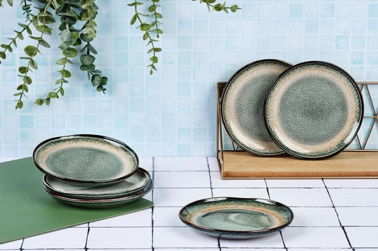 Assiette GENESIS Ø 16,5 cm - 6 pièces - Terre
