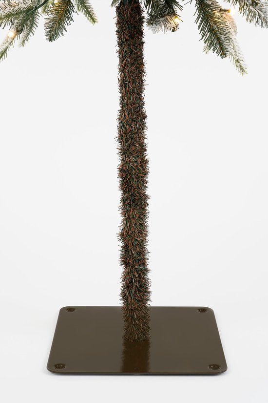Black Box Trees : sapin de Noël artificiel avec éclairage, minuterie et fonction de variation d'intensité - H 155 x Ø 48 cm - Vert