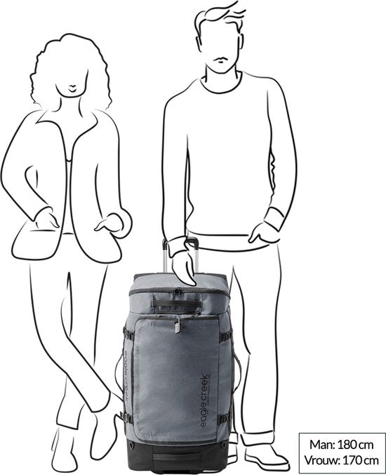 Sac de voyage à roulettes Eagle Creek Cargo Hauler XT 120 L/32, couleur charbon