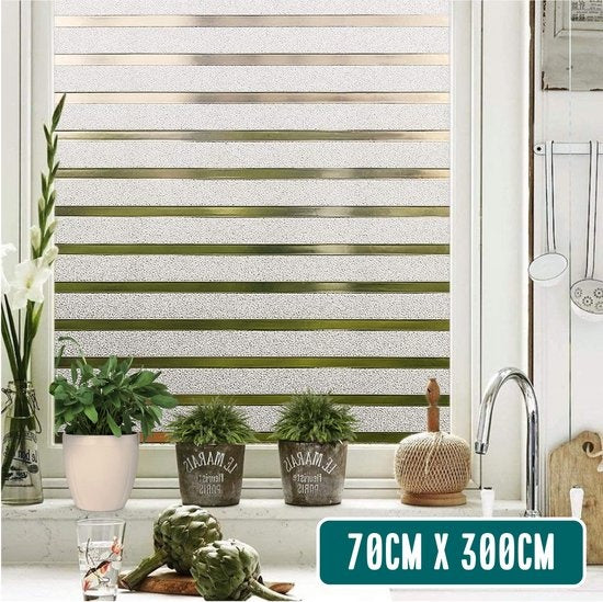 Homewell Film pour fenêtre HR++ 70x300cm - Solaire et isolant - Statique - Rayures