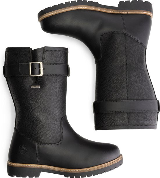 Travelin' Finnmark - Botte femme imperméable - Doublée de laine - Noir - Taille 38