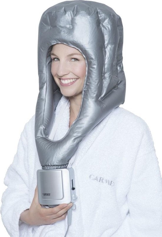 Carmen HD600 - Sèche-cheveux - 600 watts - 2 niveaux de chaleur - Sac de rangement luxueux - Technologie ION