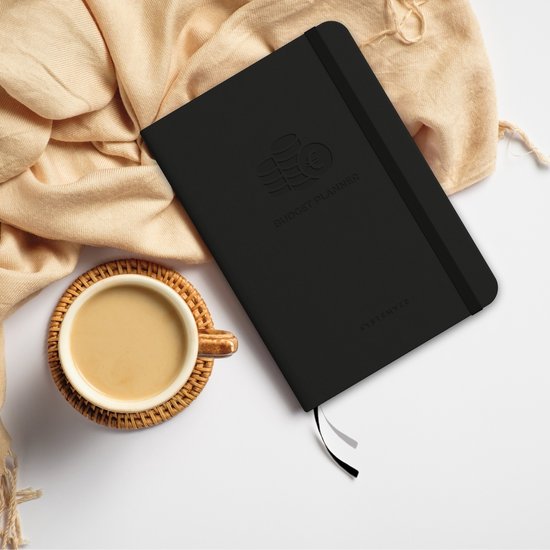 Systemyze Budget Planner - Livre de caisse et de dépenses - Livre de ménage - A5 - Noir
