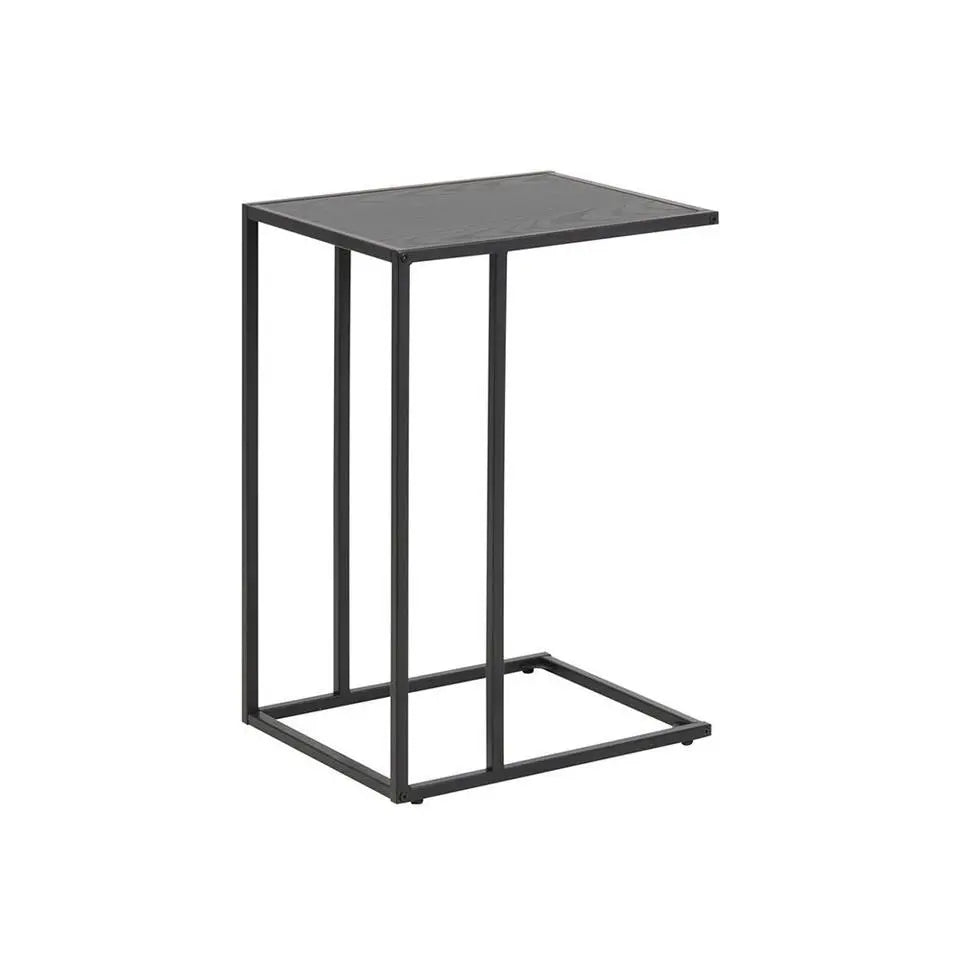 Petite table d'appoint en bois Lisomme Vic - 43 x 35 cm - Noir