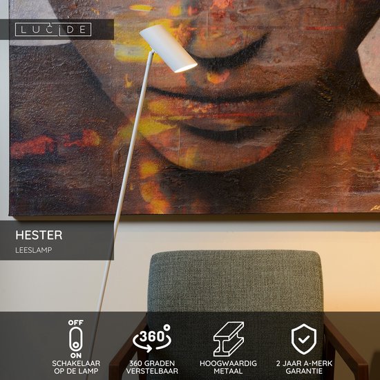 Lucide HESTER - Lampe de lecture - 1xGU10 - Blanc