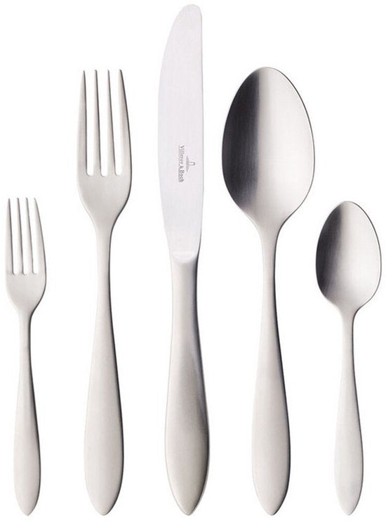 Coffret à couverts Arthur de Villeroy & Boch - 30 pièces - 44 x 28 x 5 cm - Acier inoxydable brossé